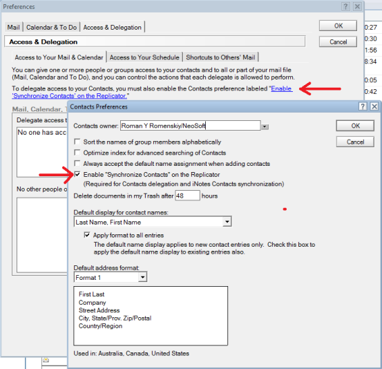 Mail File Preferences